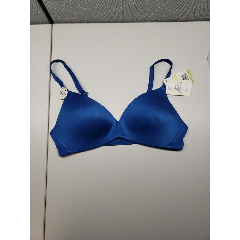 b.tempt'd by Wacoal 32B Future Foundation Wire Free Blue T-Shirt Bra 956281